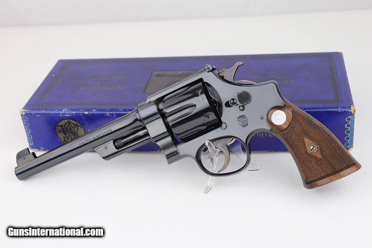 As New In Box Pre WWII Smith Wesson Outdoorsman Revolver 38 S W Spl