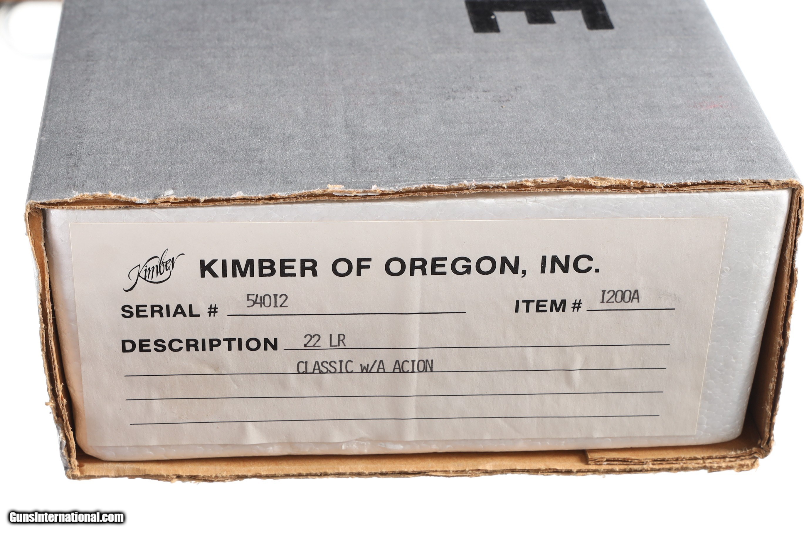 SOLD Kimber 82 Classic Bolt Rifle 22 Lr