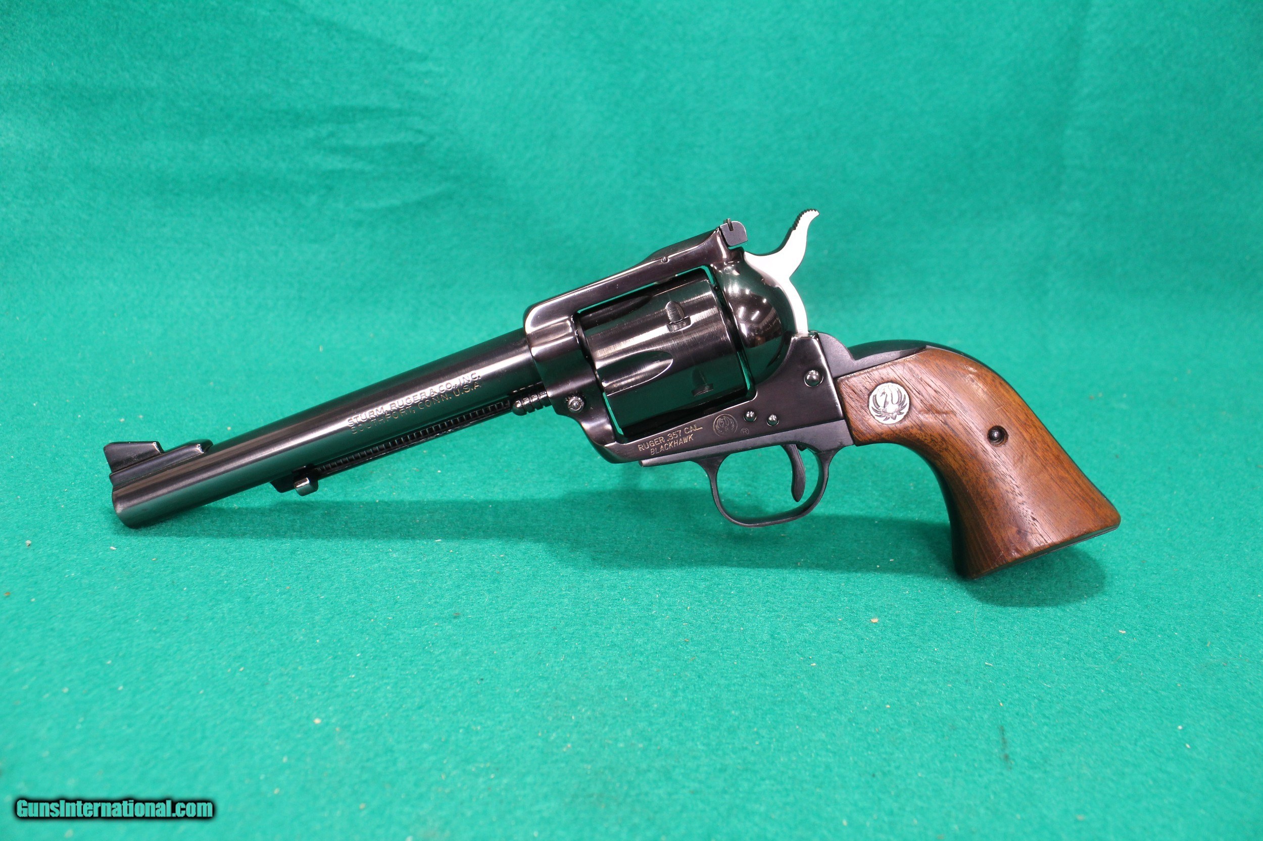 Sturm Ruger Co Blackhawk 357 Magnum 6 5 Revolver For Sale