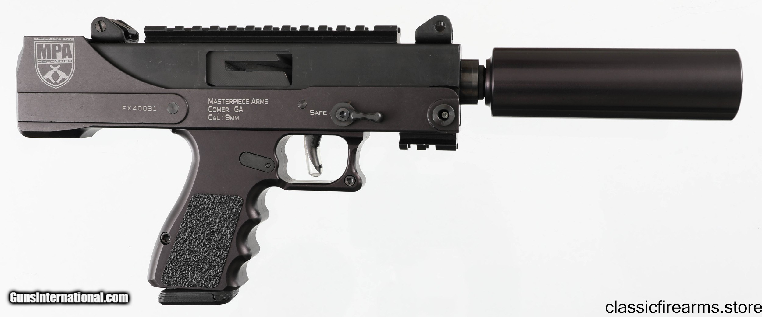 Masterpiece Arms Defender Mm Pistol Lnib