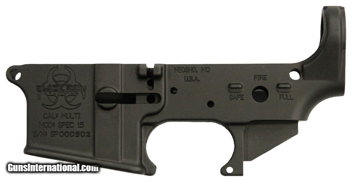 Black Rain Ordnance Spec Forged Lower Receiver