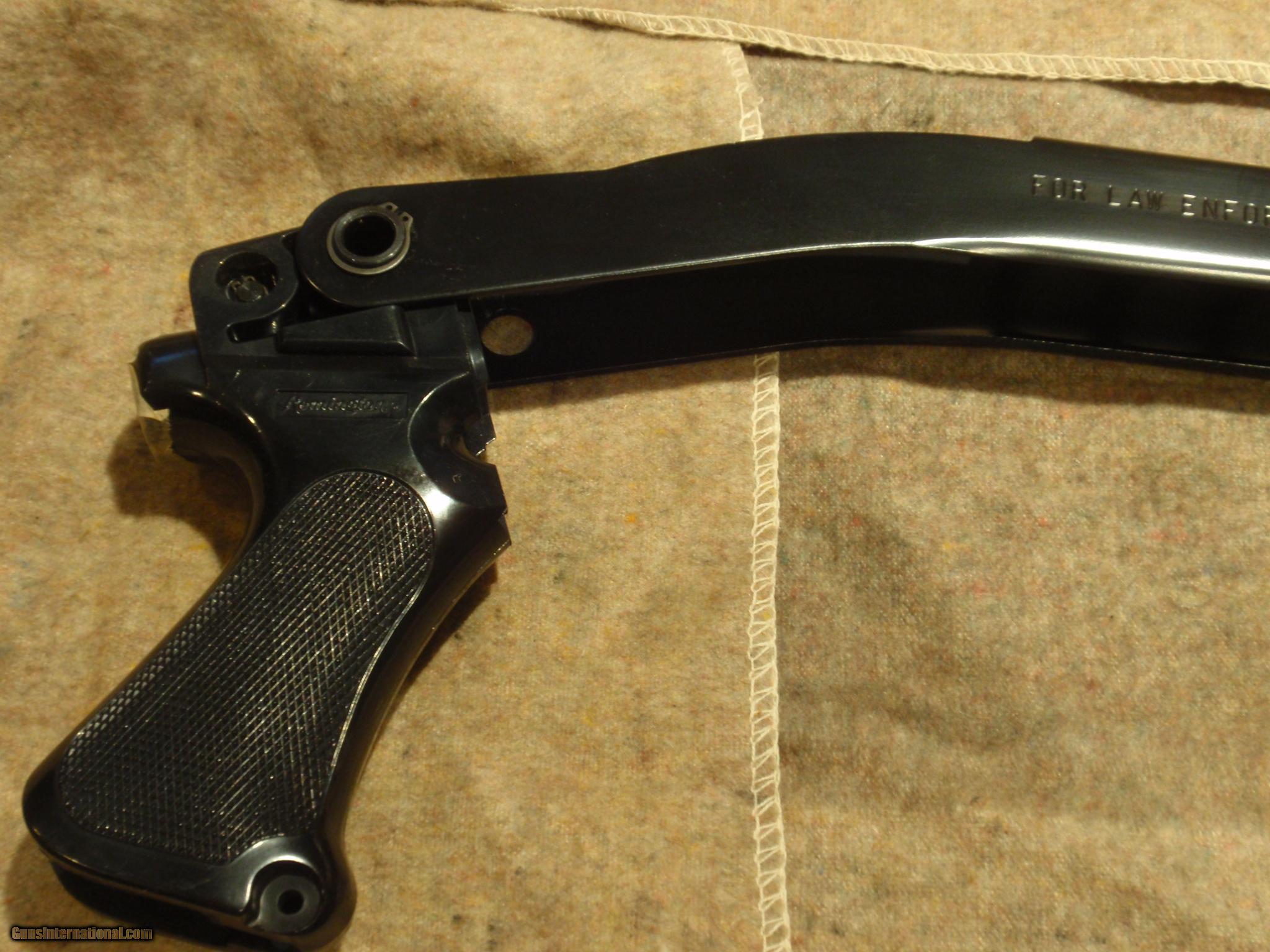 REMINGTON 870 TOPFOLDING STOCK. ORIGINAL POLICE & MILITARY STEEL STOCK