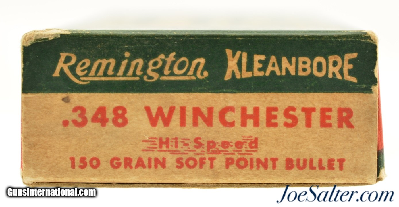 Full Box Remington Kleanbore 348 Win Hi Speed 150 Gr Soft Point