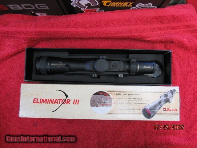 Burris Eliminator Iii X Mm For Sale