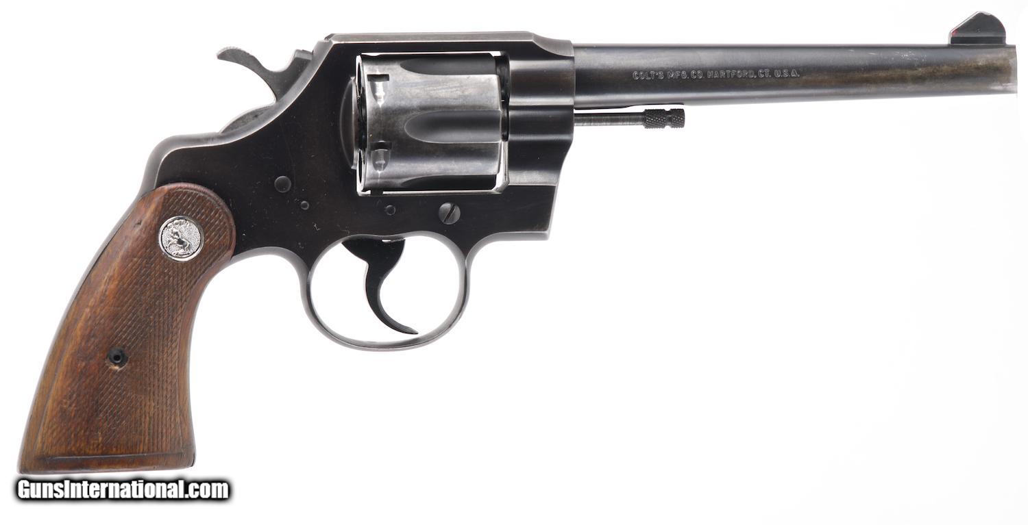 Colt Official Police 38 Special Double Single Action Revolver 6158