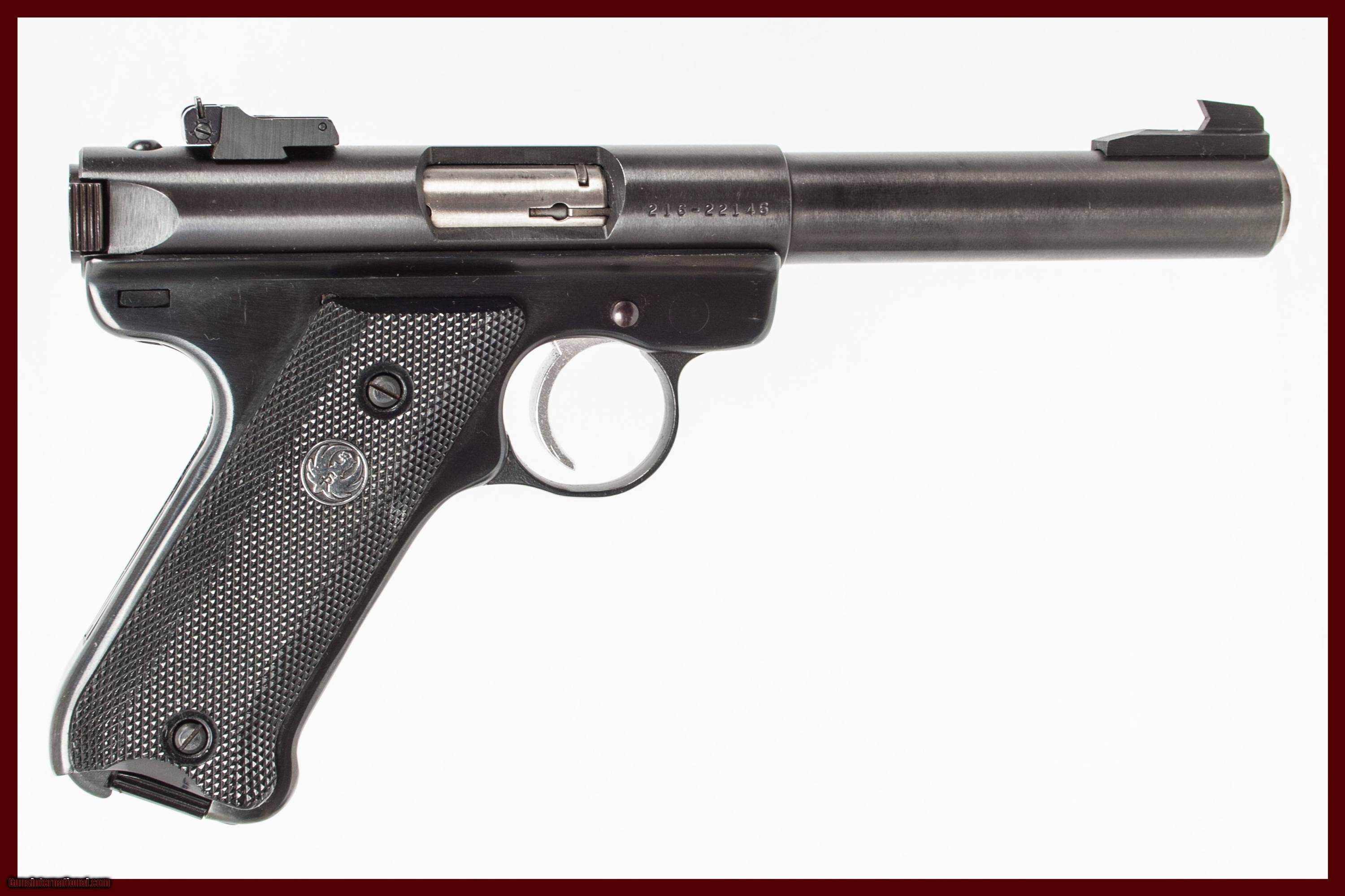 RUGER MK II TARGET 22LR USED GUN INV 209206