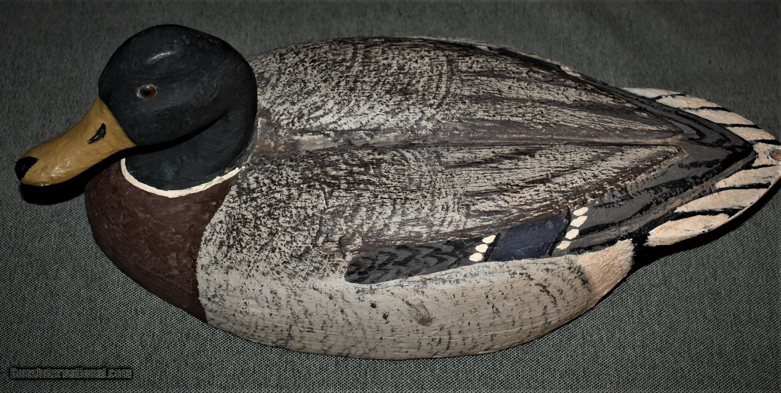 Hand Carved Mallard Drake