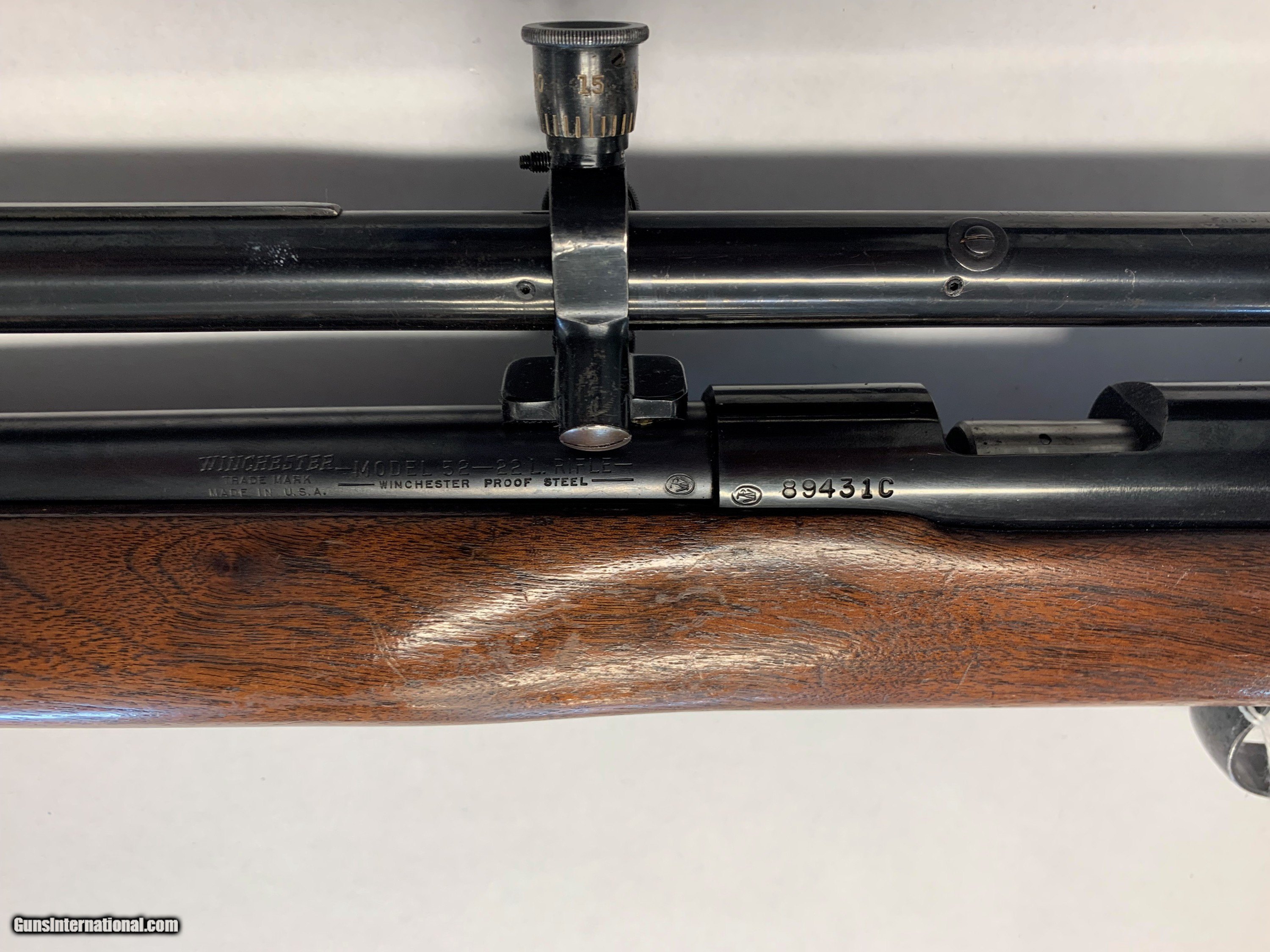 Winchester Model C Caliber Target Rifle With Power Lyman Super