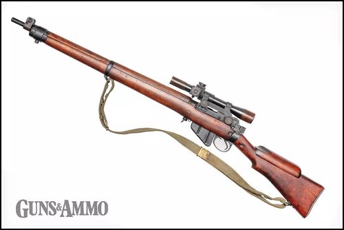 Britain's Enfield No. 4 Mark 1 (T) left