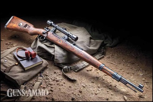 Mauser Model 98k on pack