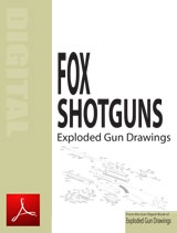 Fox Shotguns Exploded Gun Drawings