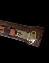 LEATHER EMBOSSED LEG O MUTTON GUN CASE - 4 of 5