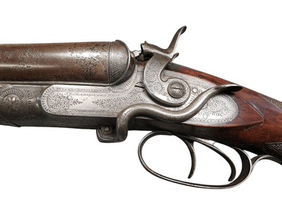 10 GAUGE J.P. CLABROUGH & BROs SIDE LEVER - Image 3 of 12