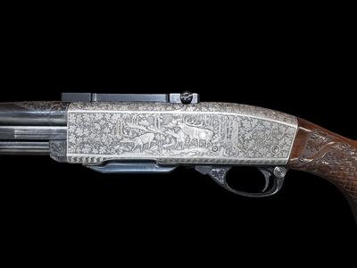 REMINGTON MODEL 760 CUSTOM ENGRAVED - Image 8 of 15