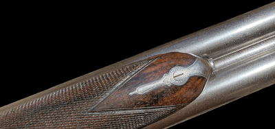 12 GAUGE WILLIAM POWELL & SON—NITRO PROOFED DAMASCUS - Image 10 of 14