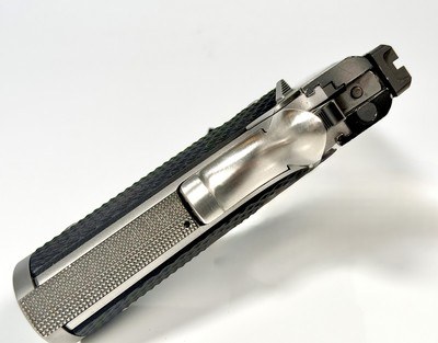 Caspian Arms Custom Stainless Steel 1911 in 38 super - Image 8 of 14