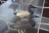 canvasback decoys hand carved antiques - 1 of 6