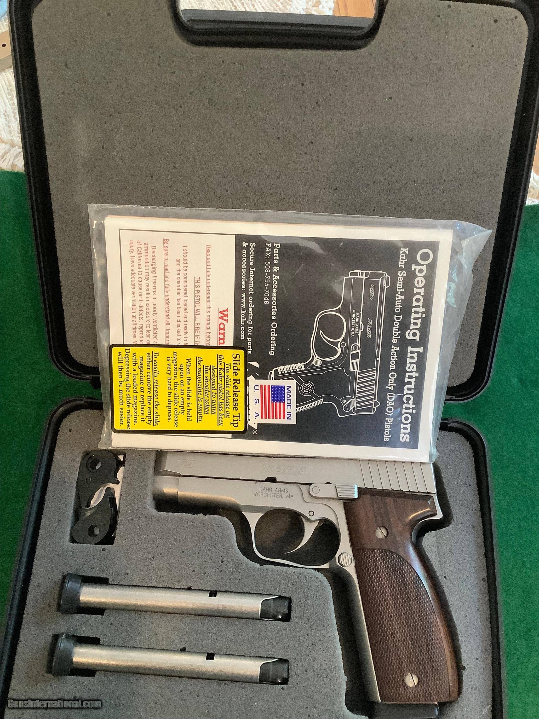 KAHR T9 TARGET SS 9mm