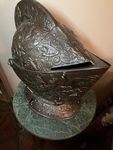 Victorian age
closed knights helmet