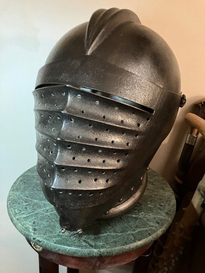 Victorian age Closed Knights helmet