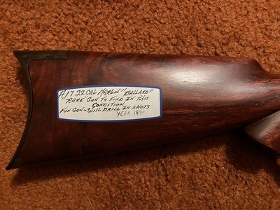 BALLARD RIFLE 22 CAL