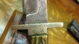 IDENTIFIED CIVIL WAR SIDE KNIFE OWNED BY SGT. SCOTT S. ELLIS 1ST MAINE CAVALRY - 5 of 9