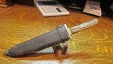 IDENTIFIED CIVIL WAR SIDE KNIFE OWNED BY SGT. SCOTT S. ELLIS 1ST MAINE CAVALRY - 1 of 9