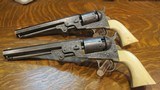 BRACE OF FACTORY ENGRAVED AND INSCRIBED MANHATTAN NAVY REVOLVERS - 2 of 15