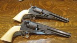 BRACE OF FACTORY ENGRAVED AND INSCRIBED MANHATTAN NAVY REVOLVERS - 3 of 15