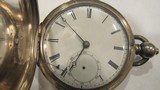 CIVIL WAR ERA INSCRIBED SILVER POCKET WATCH - 3 of 11