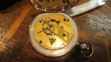 CIVIL WAR ERA INSCRIBED SILVER POCKET WATCH - 11 of 11
