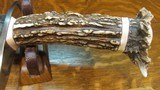 LARGE BOWIE KNIFE MADE BY ROY SCHILLER OF SASKATCHEWAN - 4 of 9