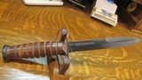 U.S. M3 CAMILLUS BLADE MARKED TRENCH KNIFE - 1 of 10