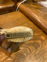 COLT 1851 NAVY FACTORY ENGRAVED WITH IVORY GRIPS - 4 of 6