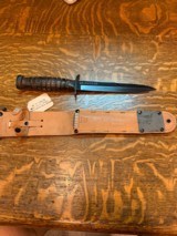 ROBESON BLADE MARKED 1943 M3 TRENCH KNIFE AND SCABBARD