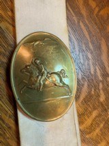 1820-30's U.S. MILITIA WHITE BUFF CAVALRY SHOULDER AND SABER BELT - 7 of 7