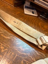 1820-30's U.S. MILITIA WHITE BUFF CAVALRY SHOULDER AND SABER BELT - 2 of 7