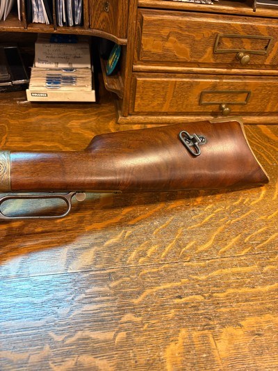 HENRY RIFLE FACTORY ENGRAVED BY SAMUEL HOGGSON - Image 6 of 18