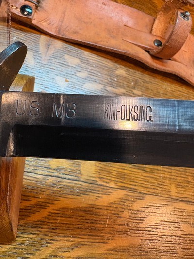 KINFOLKS BLADE MARKED M3 TRENCH KNIFE - Image 3 of 9