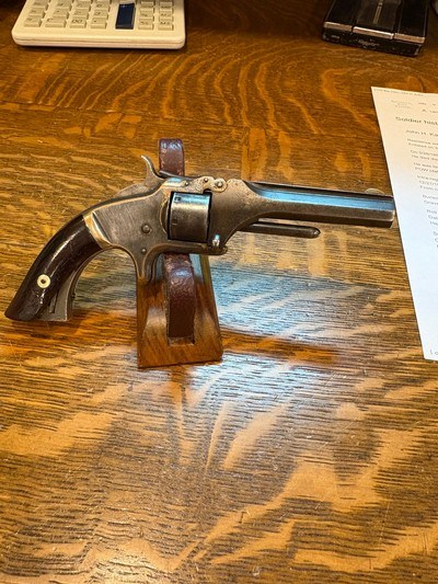 SMITH AND WESSON #1IDENTIFIED SOLDIERDIED AT ANDERSONVILLE PRISON