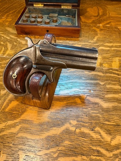 REMINGTON 1ST MODEL OVER UNDER DERINGER - Image 5 of 10