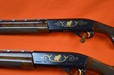 Remington 1100 28ga Sporting Matching Pair 2004 NWTF Gun of the Year - Gold Engraving with High Grade Wood NIB Condition Only 2400 Made - 2 of 19