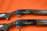 Remington 1100 28ga Sporting Matching Pair 2004 NWTF Gun of the Year - Gold Engraving with High Grade Wood NIB Condition Only 2400 Made - 5 of 19