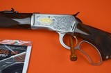 Browning Model 65 High Grade 218 Bee 1 of only 1500 Mfg 1989 Gray Receiver with Gold Inlays & Trigger - 5 of 20