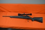 Mossberg Patriot Youth Rifle Scoped Combo 243 Winchester, Adjustable Trigger, 12 1/4