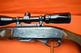 Remington 7400 270 Deluxe Engraved with Leupold Rings & Bases along with Bushnell 4-12x40 AO scope - 2 of 19