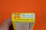 Western Super X 32 Winchester Special 170gr Power Point - Vintage Box with 1 unfired round and 1 fired - 2 of 7
