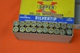 Western - Winchester Olin Super X 30-30 150gr. Silvertip Bullets Full box of 20 Rounds - 7 of 8