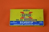 Western - Winchester Olin Super X 30-30 150gr. Silvertip Bullets Full box of 20 Rounds - 5 of 8