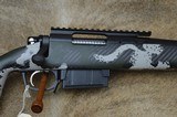 Remington Custom Shop Model 700 6.5 Creedmoor, Peak 44 Carbon Fiber Stock, Timney Stainless Trigger, Hawkins M5 Detachable Magazine - 2 of 17